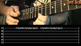 Wherever I May Roam Guitar Solo Lesson  Metallica with tabs [upl. by Clementine779]