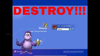 Destroying windows xp with viruses [upl. by Jansson]