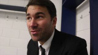 EDDIE HEARN REACTS TO TONY BELLEWS STUNNING TKO WIN OVER DAVID HAYE  POST FIGHT INTERVIEW [upl. by Alda]