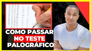 Como funciona o teste PALOGRÁFICO P Concursos Policiais [upl. by Narod115]