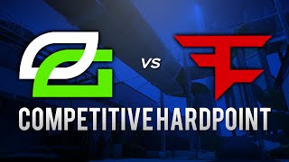 OpTic Gamings Official Roster vs FaZe  Competitive Hardpoint [upl. by Anirtal]