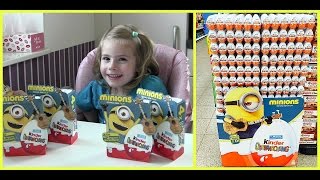 Minions Kinder Überraschungseier  ÜEier Unboxing  Surprise Eggs [upl. by Carolynne610]