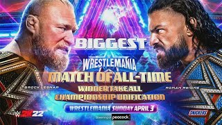 WWE WrestleMania 38 Official And Full Match Card [upl. by Parrnell]