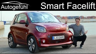 Smart EQ fortwo Facelift FULL REVIEW Cabrio vs Coupé comparison  what’s new [upl. by Luzader641]