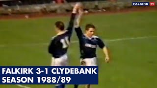 Falkirk 31 Clydebank  198889 [upl. by Erin]