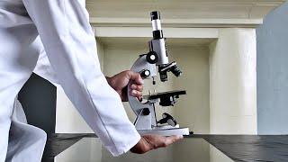 How to use a Compound Microscope Monocular brightfield microscope [upl. by Adiol869]