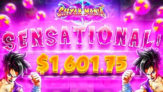 MASSIVE Bonus Buys On SAIYAN MANIA SLOT [upl. by Ailecara]