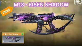 Unlocking the Legendary M13  Risen Shadow  Samurais Soul Series  CODM codm callofdutymobile [upl. by Lien]