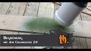 Begrünung mit dem NOCH Grasmaster 20 [upl. by Nylatsirk]