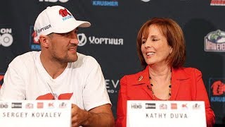 SERGEY KOVALEV amp KATHY DUVA  DELUSION amp DENIAL OVER ELEIDER ALVAREZ KO LOSS [upl. by Arual]