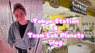 Tokyo Vlog 1  Character Street amp Team Lab Planets [upl. by Hanna510]