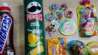 🍭Candy Lollipops and Sweets Yummy Rainbow Lollipops Unpacking ASMR Masha and the Bear Satisfying [upl. by Akcire940]