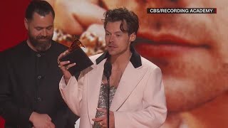 Grammys 2023 Social media reacts to Harry Styles Album of the Year win [upl. by Enail]