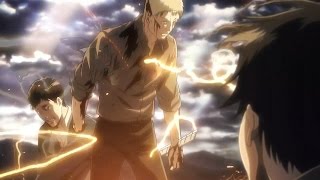 Attack on Titan  S2 OST YouSeeBIGGIRLTT Part of Reiner and Bertholdt Transformation theme 1Hour [upl. by Bucella]