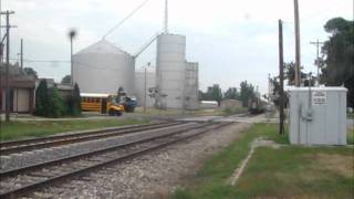 Amtrak Lincoln Service 300 and 301 Pass in McLean Illinois [upl. by Purington774]