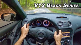 2010 Mercedes Benz SL65 AMG Black Series  V12 Biturbo Wide Body Monster POV Drive Binaural Audio [upl. by Smiga102]