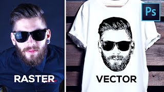 How to Convert Raster Image into Vector in Photoshop [upl. by Mcneil65]