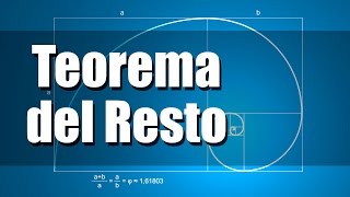 Teorema del Resto  Ejercicios Resueltos [upl. by Erelia602]