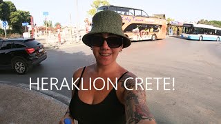 Heraklion Crete Bus Tour Heraklion Greece Heraklion Kreta Creta [upl. by Cohbath]