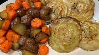 Roasted Cabbage with Carrots amp Potatoes Recipe [upl. by Gudren]