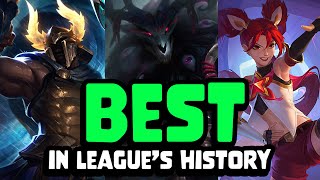 The 10 Best Skins in League of Legends HISTORY [upl. by Oluas]