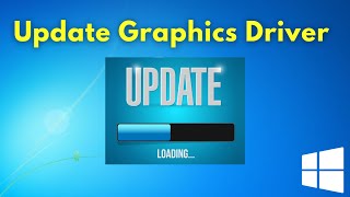 How to Update any Graphics Driver in Windows 10 [upl. by Atteuqaj103]