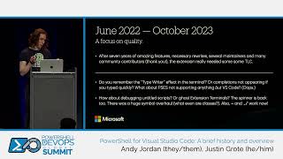 PowerShell for Visual Studio Code A brief history and overview by Justin Grote Andy Jordan [upl. by Janet656]