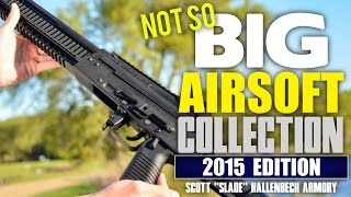 Small Airsoft Gun Collection  12 Gun Collection Scotts Personal Armory [upl. by Druci]