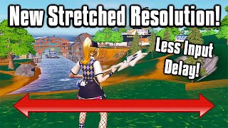 The BEST Stretched Resolution In Fortnite Chapter 4  Huge FPS Boost [upl. by Enenstein]