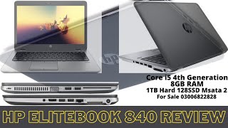 HP Elitebook 840 G1 Review  2020 [upl. by Collen]