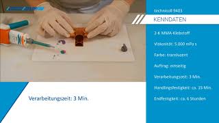 Anleitungsvideo Kupfer mit Messing kleben mit technicoll 9403 [upl. by Con686]