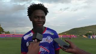 Portmore Utd 20 Molynes Utd  Man Of The match Okelo Howard Speak On His Performance  Jamaica [upl. by Ajnek]