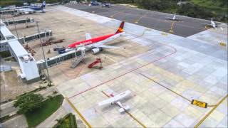 Aeropuerto Internacional Palonegro Time Lapse HD [upl. by Whitehouse978]