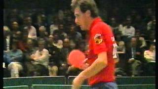 1985 Tischtennis DM Finale Herren Einzel ZsoltGeorg Böhm vs Peter Stellwag [upl. by Britni]