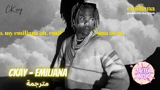 CKay  Emiliana Lyrics  مترجمة [upl. by Ayidan]