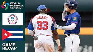 Chinese Taipei vs Cuba Highlights  2023 World Baseball Classic [upl. by Rafe]