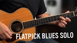 Learn How to Play a Flatpicked 12 Bar Blues Solo [upl. by Niki]