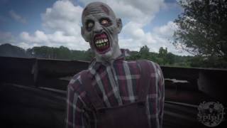 Zombie Farmer Animatronic  Spirit Halloween [upl. by Alpheus]