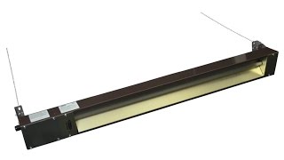 OCH Series OutdoorIndoor Rated Quartz Electric Infrared Heater [upl. by Vladamir72]