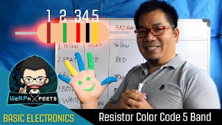 Resistor color code 45 amp 6 bands  Salim Koteish [upl. by Ayiram558]