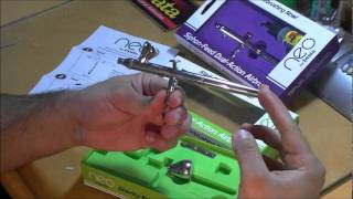 Review Airbrush IWATA NEO CN 4500 [upl. by Kerin]