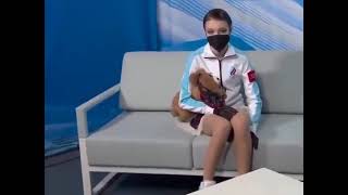 Most bizarre reaction ever after winning the Olympic gold medal [upl. by Spada]