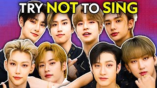 Stray Kids Try Not To Sing Or Dance Challenge  KPop Stars React [upl. by Saraann]