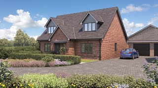 Woodhall Spa Bungalows Exterior Flythrough McCarthy Stone [upl. by Nraa90]