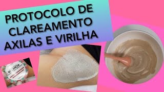 Protocolo de clareamento axilas e virilha Argila óleos essenciais e vegetais Aula 2 [upl. by Paschasia]