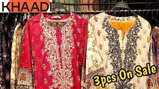 KHAADI Season End Sale 2024 😱KHAADI 3 peice suit in Sale ♥️Khaadi Sale [upl. by Oranneg]