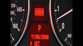 3 Series Sedan  Setting the Clock Owners Manual [upl. by Aitel215]