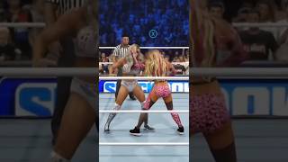 WWE 2K24 Carmella Vs Tiffany wwe wwe2k24 wwesmackdown carmella tiffany wwe games [upl. by Areht]