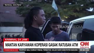 Mantan Karyawan Koperasi gasak Ratusan ATM  REDAKSI PAGI 080924 [upl. by Jewett]