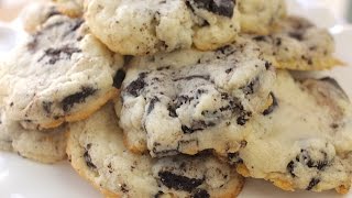 BEST Oreo Cheesecake Cookies  5 Ingredients ONLY  Simply Bakings [upl. by Farly493]